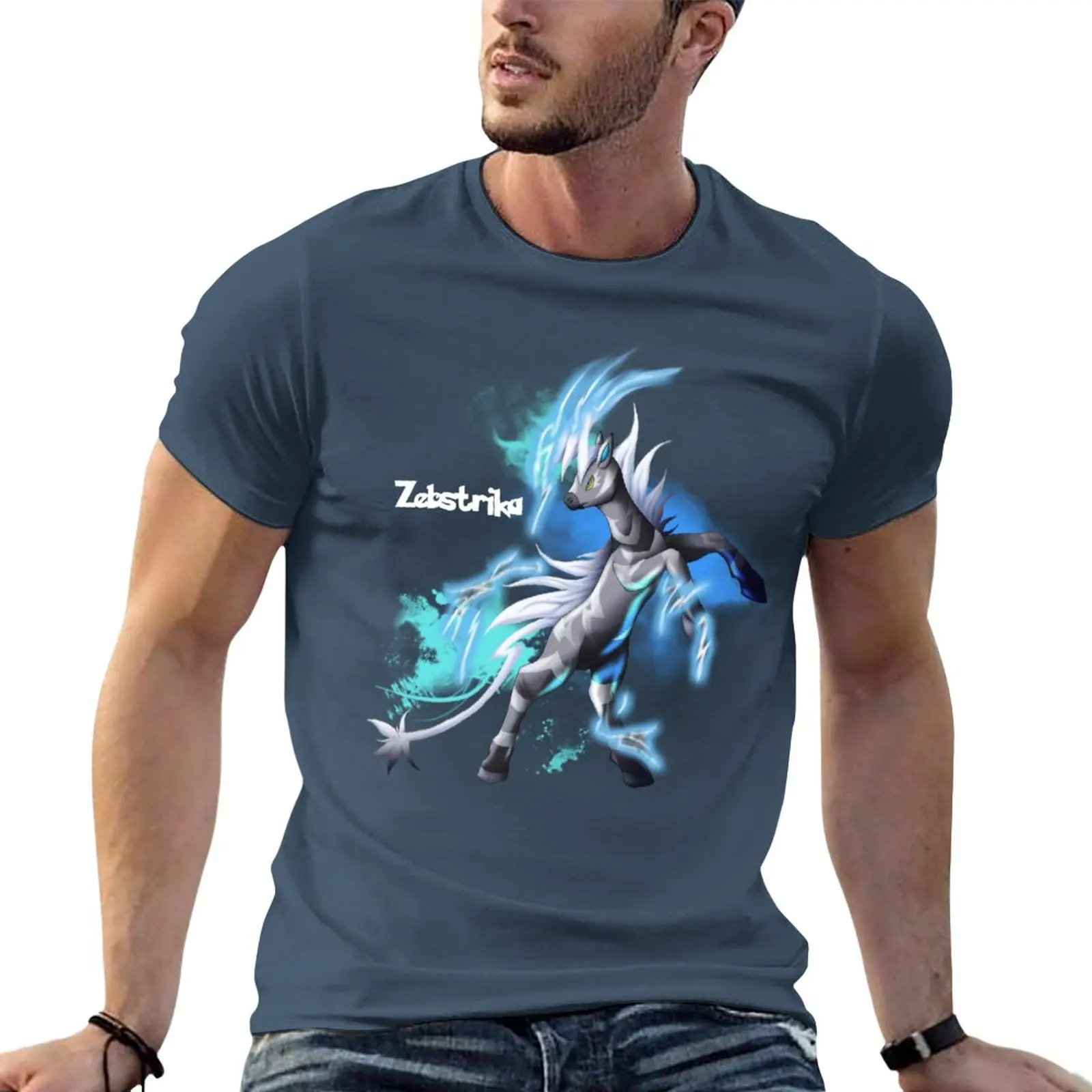 Zebstrika Rearing Shirt T-Shirt graphics plus size tops tees korean fashion T-shirt men