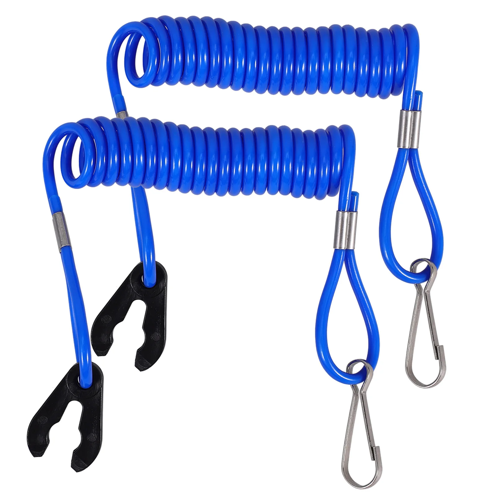 

2pcs Emergency Lanyard Quick Stop Safety Cord For Motor Boat Marine Engine Easy Installation Durable Harness Boat Safety Cord