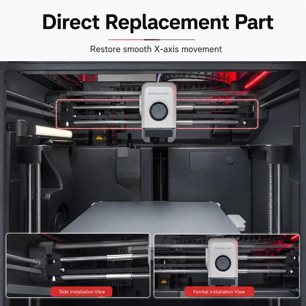 For Bambu Lab X1/P1 X-axis Assembly Light Weight And High Rigidity Easy To Install X-axis Assembly For 3D Printer Parts