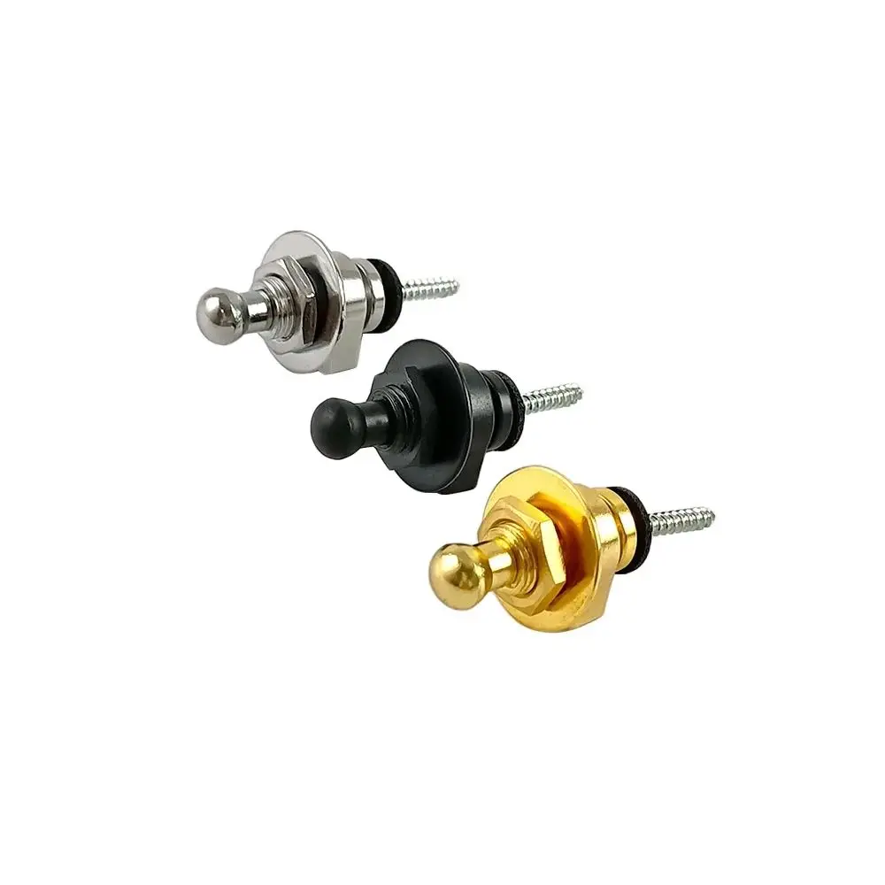 Guitar Strap Lock 1 PCS Heavy Duty Metal Button Security Straplock for Electric Acoustic Guitar Bass Ukulele image 3