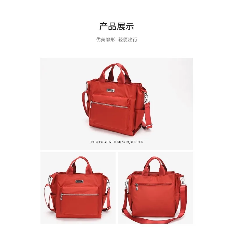 Large Capacity Shoulder Bag New Style Handbag Multi-layer Crossbody Bag Female Toth Canvas Bag