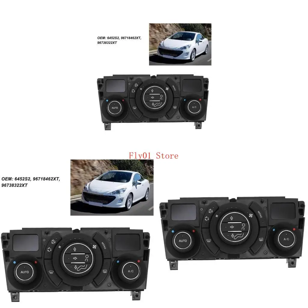 

Air Conditioner Control Panel Switch for 408 308CC SW RCZ 3008 96718462XT 6452Y3