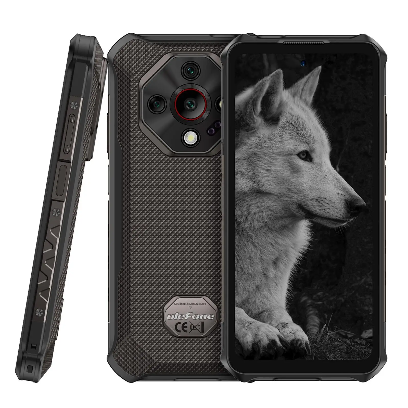 Ulefone Armor X16 Pro 5G Rugged Smartphone 5G 10360mAh Battery Night Vision 6.56” 120Hz 8GB 256GB 64MP Camera Android 15 NFC