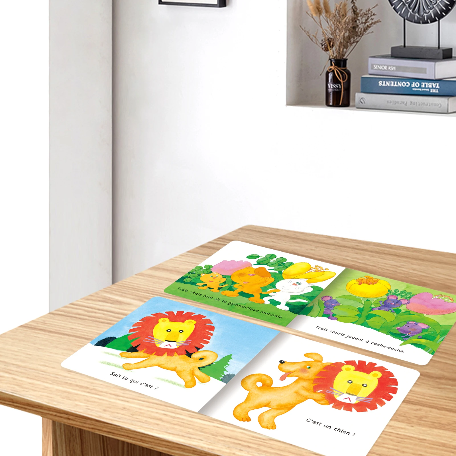 مجموعة كتب القصص المصورة الفرنسية للأطفال - قصص صغيرة لطيفة للأطفال، حجم من عشر كتب