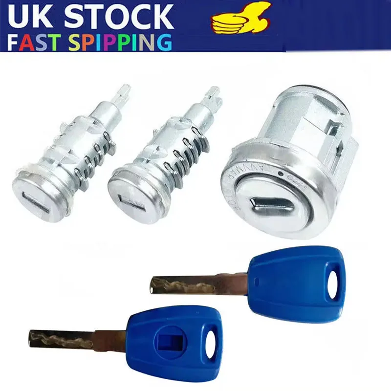Set di serrature per serrature e interruttori di accensione per Fiat Doblo MK2 /Vauxhall Combo D
