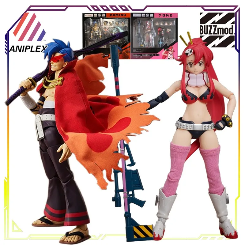 

ANIPLEX+ Оригинальный BUZZmod. Tianyuan Breaks Through Red Lotus Snail Rock Series Kamina\Youzi Аниме Фигурка Модель Игрушки