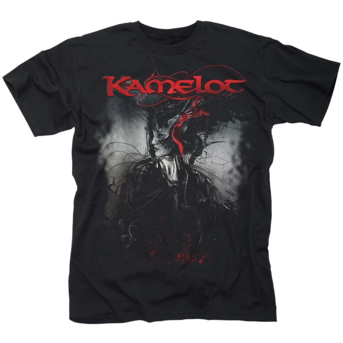 Kamelot Dark Asylum Band T-Shirt Baumwolle Grafik-T-Shirt Herren Damen Sommer Streetwear – Detail 6