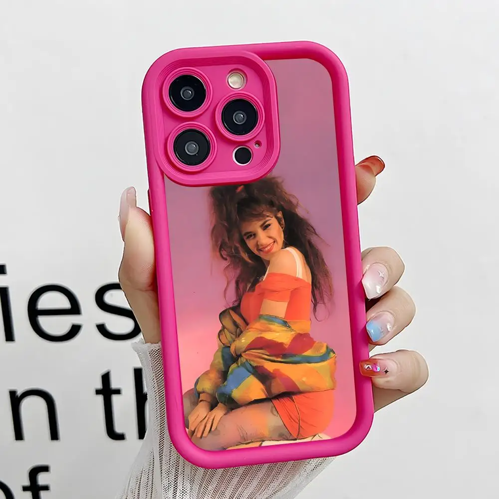 

Gloria Trevi Phone Case for iPhone 17 16 15 14 13 12 11 Air Pro Max Plus Red Soft TPU Shockproof Cover