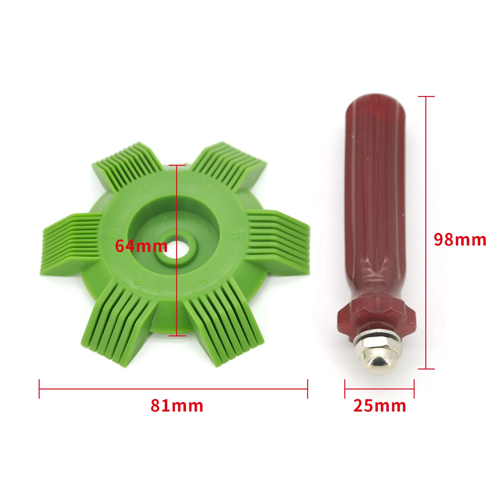 1PC Universal Car A/C Radiator Condenser Fin Comb Air Conditioner Coil Straightener Cleaning Tool Auto Cooling System