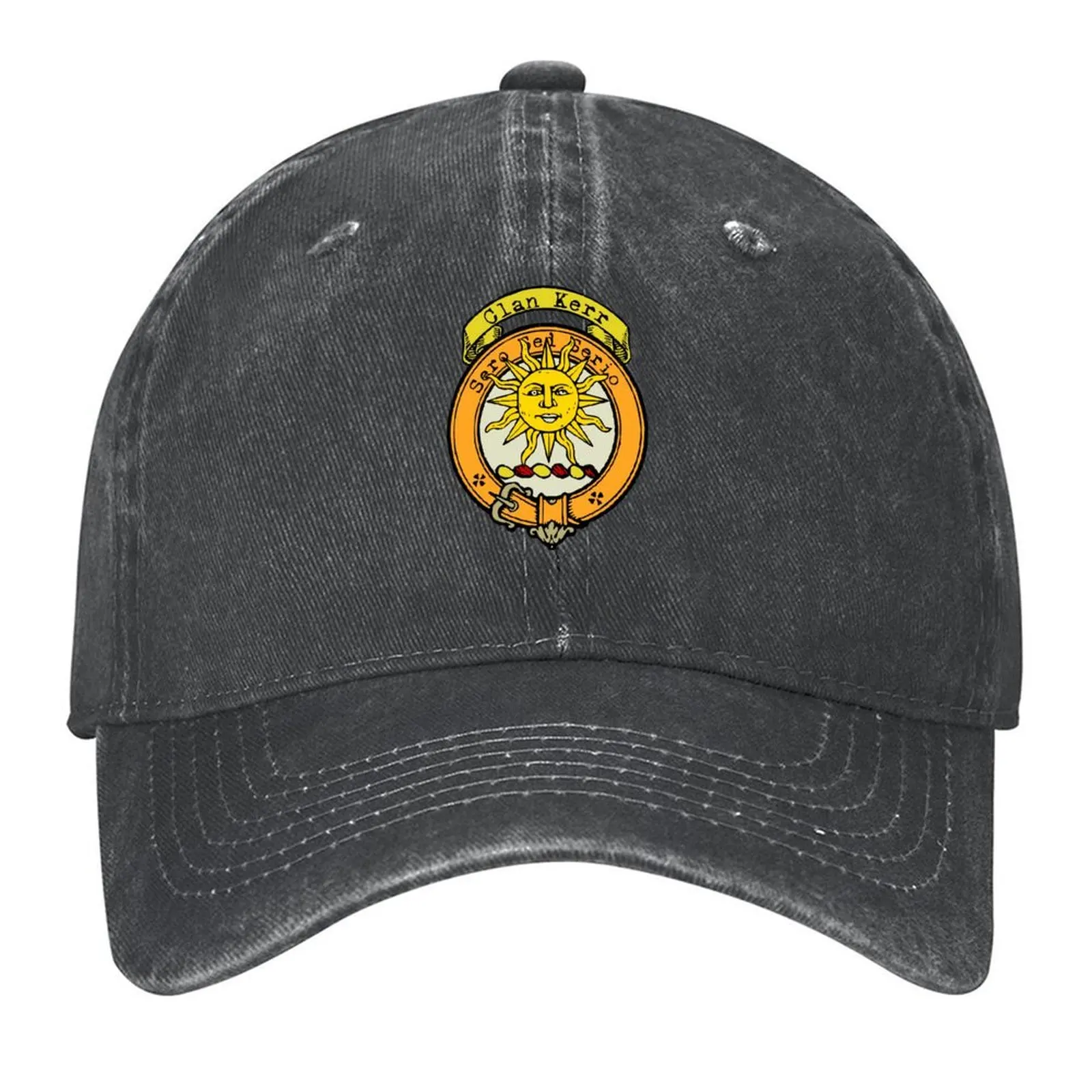 

Kerr Clan Surname crest Baseball Cap beach hat hats on offer cute Dropshipping Men Golf Wear Women's