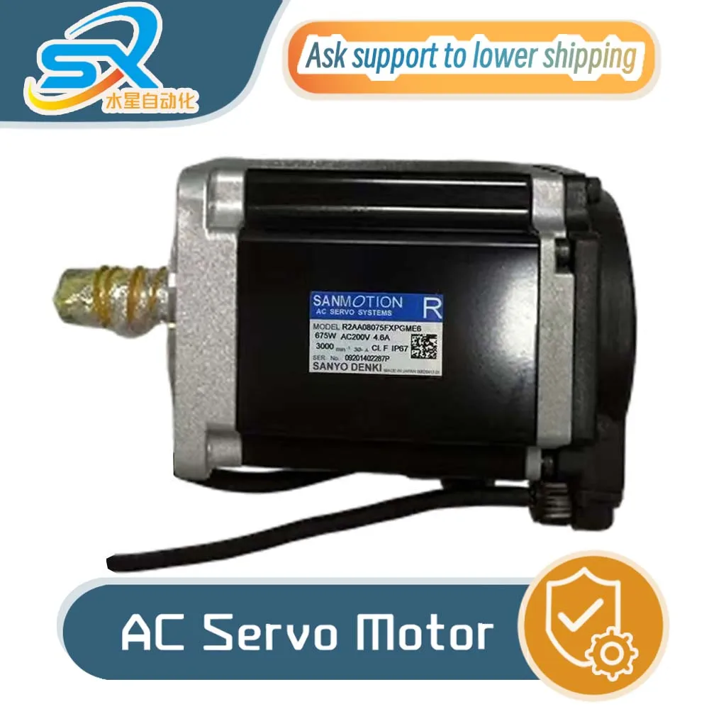 

100% Test OK SANYO Servo Motor R2AA08075FXPGME6 750w Running In Good Condtion Provide Factory Inspection Video Negotiated Sale