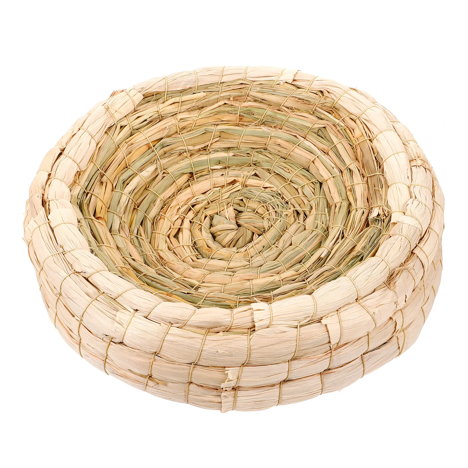 

Handwoven Straw Bird Nest Breeding House for Dove Parrot Rabbit Pigeon Decorative Bird Cage Accessories Beautiful Parrot Nest