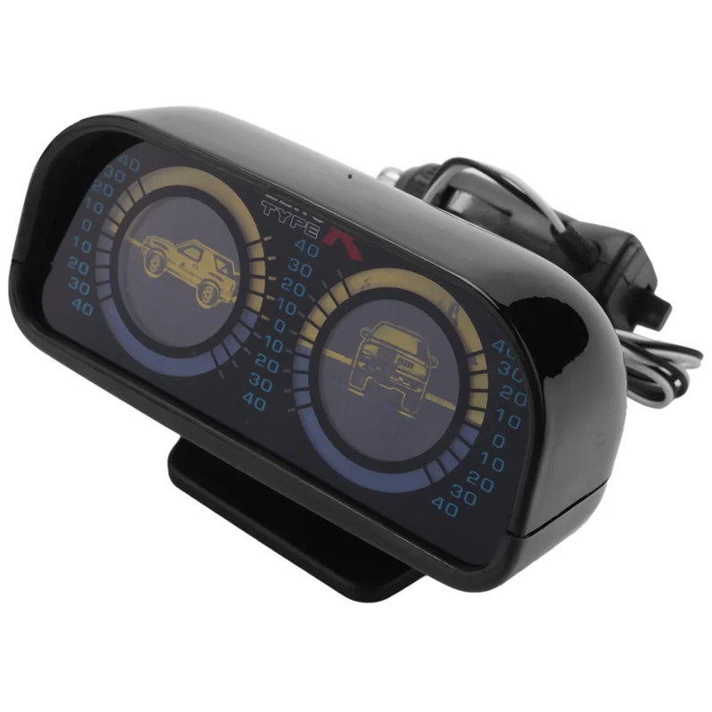 Euro Typer Car Adjustable Compass Balancer Slope Meter Tachometer