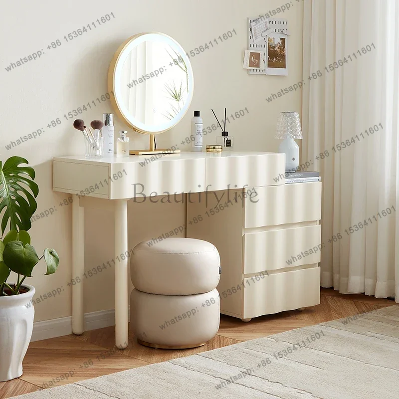PG mirror stool vanity Dressing table makeup toilet home dresser cabinets comfortable coiffeuse de chambre bedroom furniture