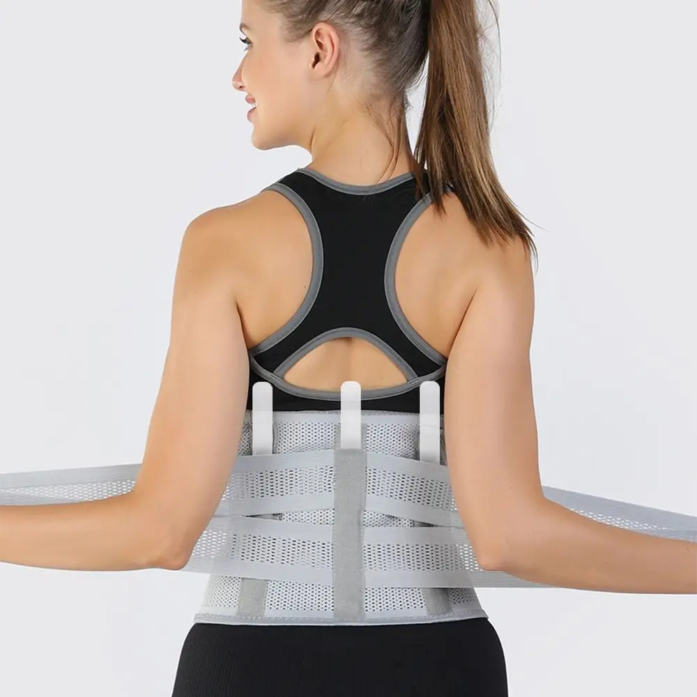 

Dual Adjustable Back Waist Support Durable Breathable Sports Lumbar Support Brace 3 Color 4 Size Orthopedic Belts Ortopedica