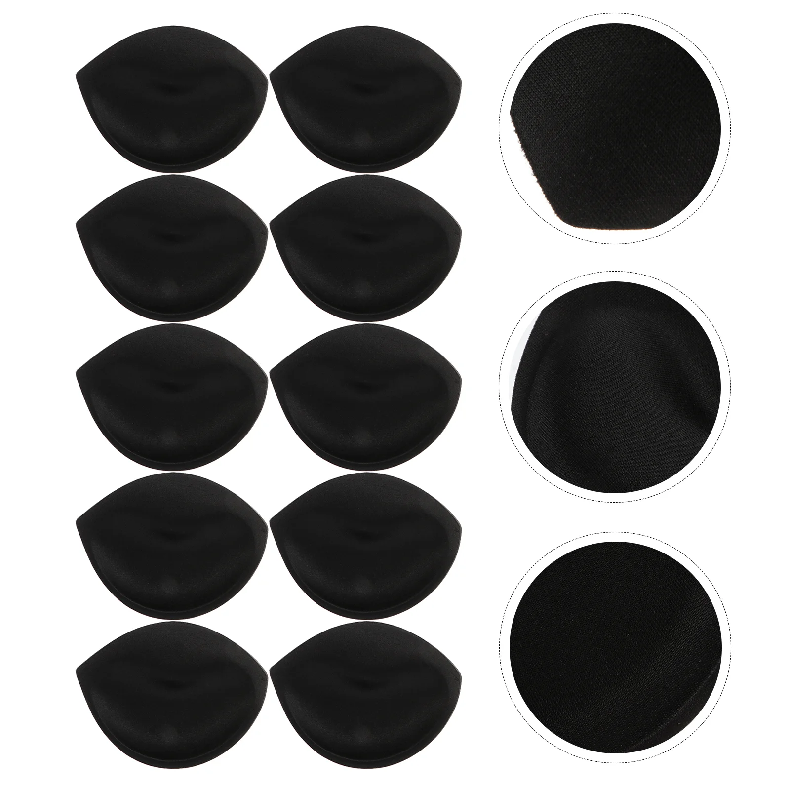 

5 Pairs Swimsuit Inserts Push Up Pad Liners for Bikini Sports Bras Sponge Material Pads Women's Swimsuits