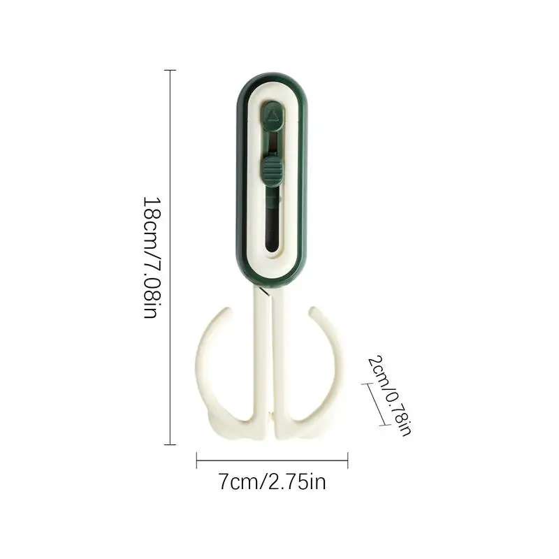 Tesoura de viagem caixa cortador retrátil 2 em 1 ergonômico antiderrapante tesoura leve retrátil caixa cortador portátil gadget