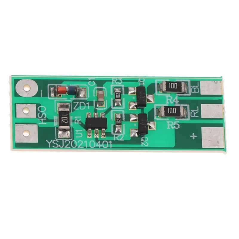 3-12V Flashing LED Light Module Red Blue Two-Color Pair Flashing For Electric Vehicle Safety Light-[A51I]