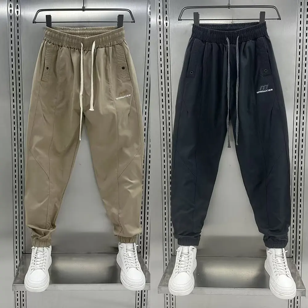 

2025 New Men Joggers Autumn Sweatpants Spring Drawstring Casual Pants High Quality Workout Running Sports Trousers Men Clothing