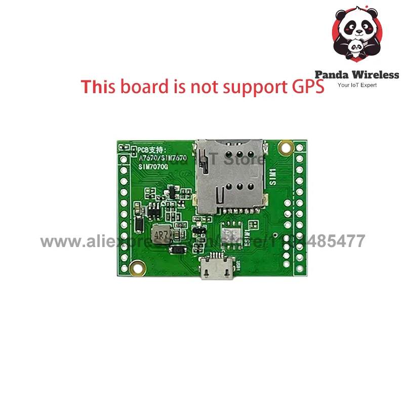 Módulo de placa central LTE CAT1 4G 2G SIM7672NA sin soporte GPS antena FPC B1/B2/B3/B4/B5/B7/B8/B12/B13/B18/B19/B20/B34/B38