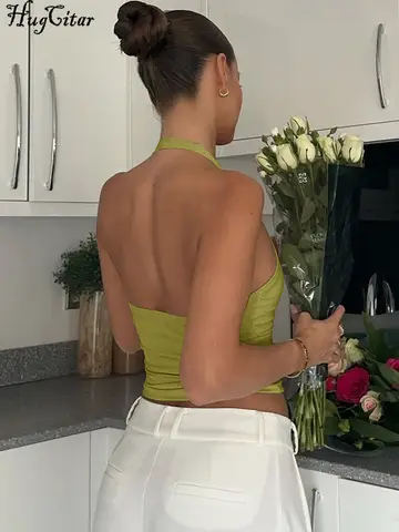 8 best sales röd halternecktopp - №7