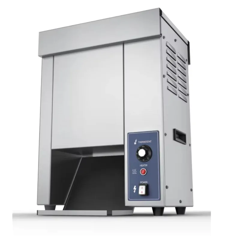 

High-efficiency, high-performance commercial vertical electric contact toaster