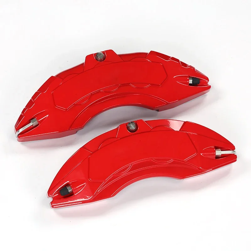 Pair Universal Car Brake Caliper Cover Aluminum Metal Kit For All Car Models Wheel Modification Decoration Accessories