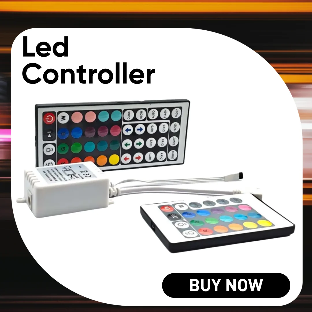 Controlador LED de 24/44 Teclas, Control Remoto IR RGB para Luces LED, Regulador de Intensidad IR, DC12V 6A para RGB 3528 5050