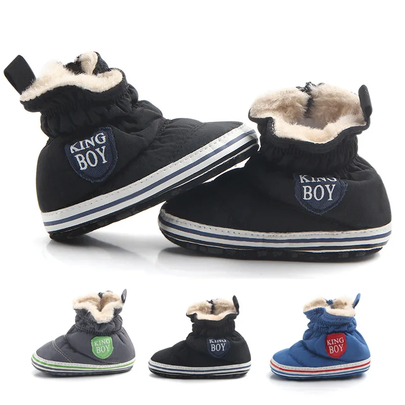 New winter models three-color warm casual non-slip baby toddler shoes wholesale 0822