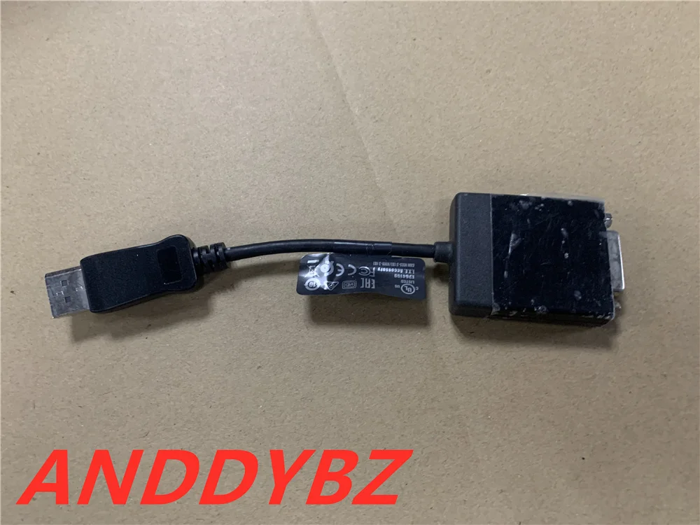 Original FOR Dell DisplayPort to DVI Video Dongle Adapter Cable  KKMYD  64XF6 CN-0KKMYD  Test OK