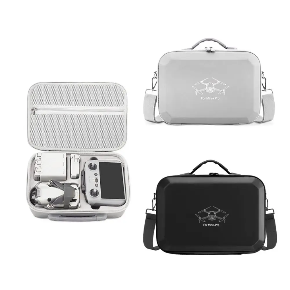 

Outdoor Portable Carrying Case with Strap for DJI Mini 4 Pro Drone Accessories Shoulder Bag Hardshell Shockproof Storage Box