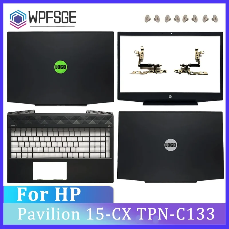 for HP Pavilion Gaming 15 15-CX TPN-C133 CX0001la New Laptop Cover LCD Back Cover Bezel Hinges Rear Lid Top Back Case L20314-001