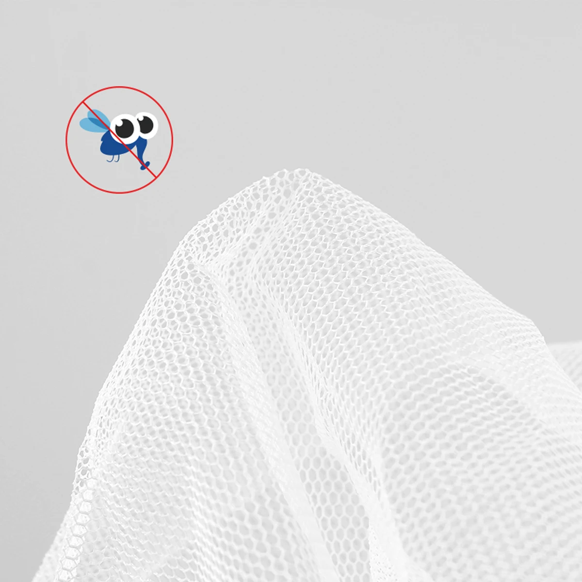 

Infant Stroller Net Mesh Cover - Bee Proof for Car Seats Buggies Cradles Easy Fit with Elasticized