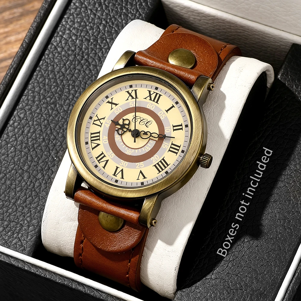 1Pc Handsome Men's Quartz Watch Valentine's Day Birthday Father's Day, Gift Eid Al Adha To Friends