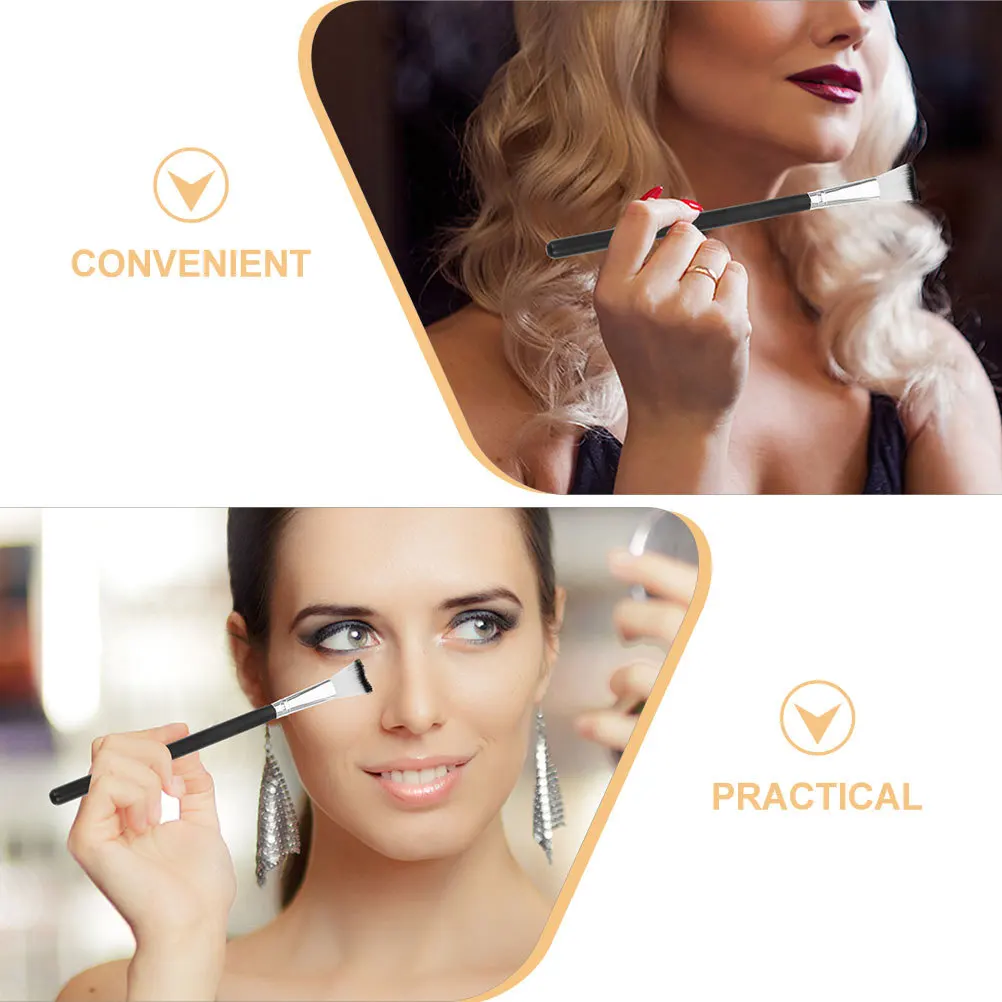 Brosse de Contour du nez pour femmes, outil de maquillage professionnel, conception douce et Portable pour surligneur, fond de teint, mélange de poudre, correcteur