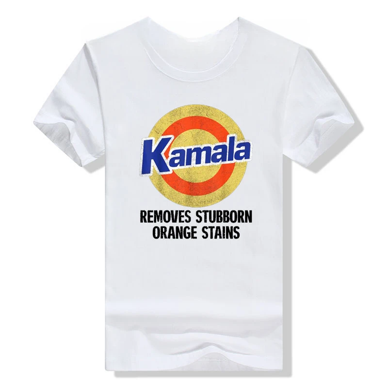 Kamala Removes Stubborn Orange Stains,Kamala Harris 2024 T-Shirt Democratic Party Clothes Short Sleeve Campaign Tee Novelty Gift