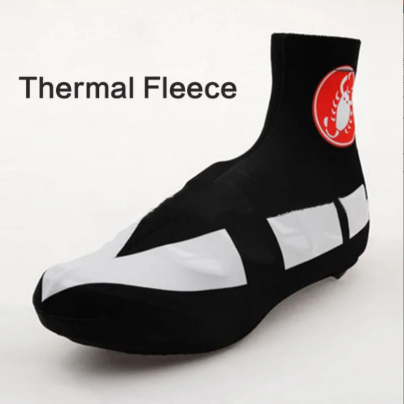 

New Cycling Shoe Covers Fleece Thermal Dustproof Man Woman Overshoes Road Bicycle Bike MTB Winter Cycling Shoe Cover hot sale