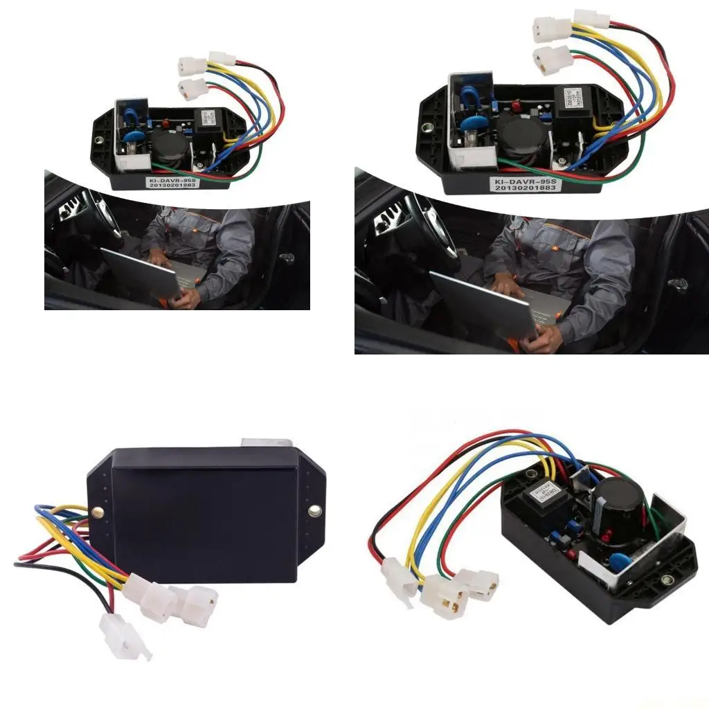 

Automatic Regulator KI-DAVR-95S for Reliable Operation Single Phase Generators Construction Site Power Stability