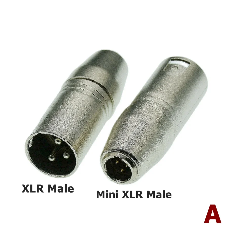 XLR 3 Pin Male Female Jack to 3.5mm 1/8\