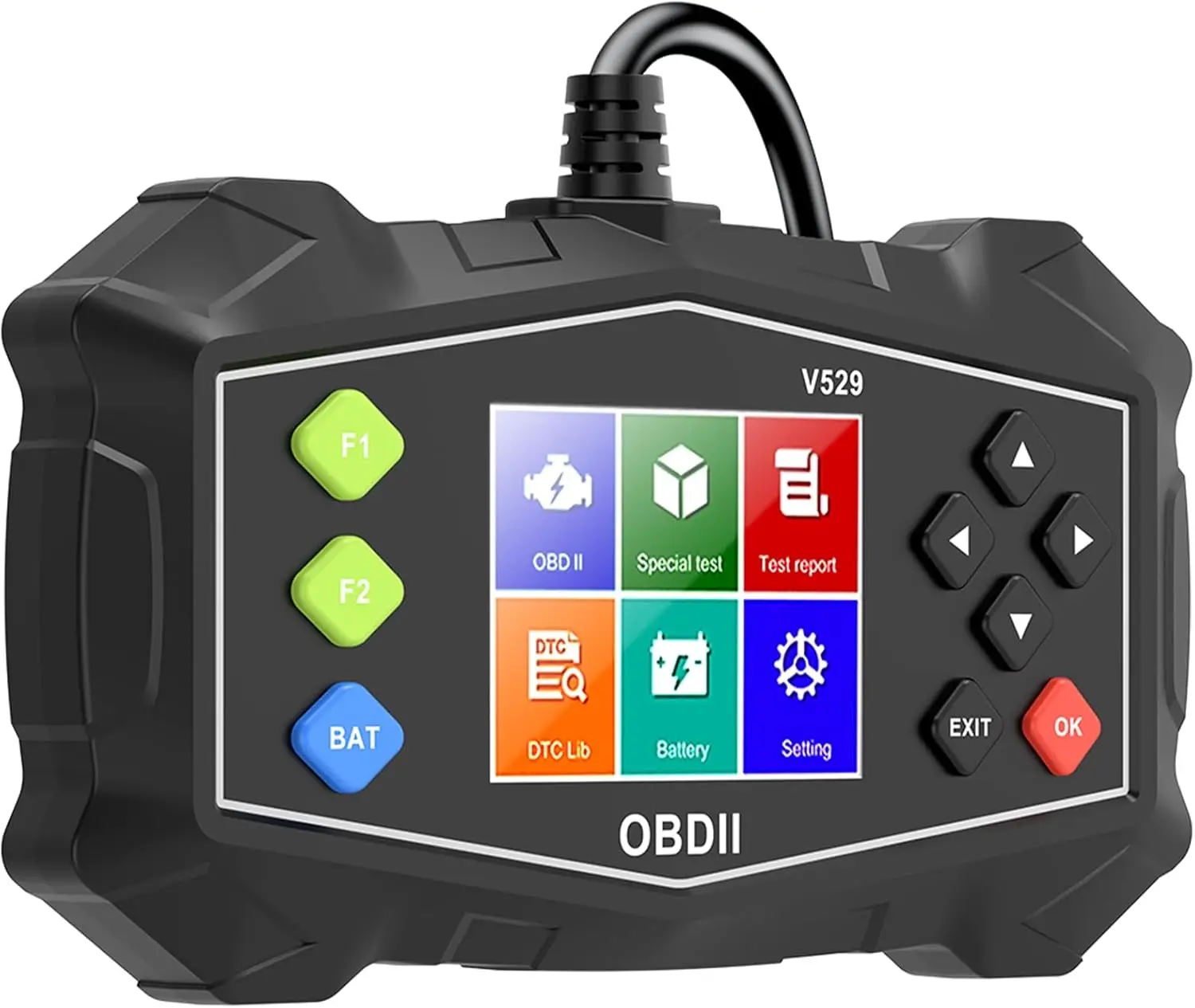 

Диагностический инструмент сканера OBD2 для автомобилей с 1996, проверки считывателя световых кодов двигателя