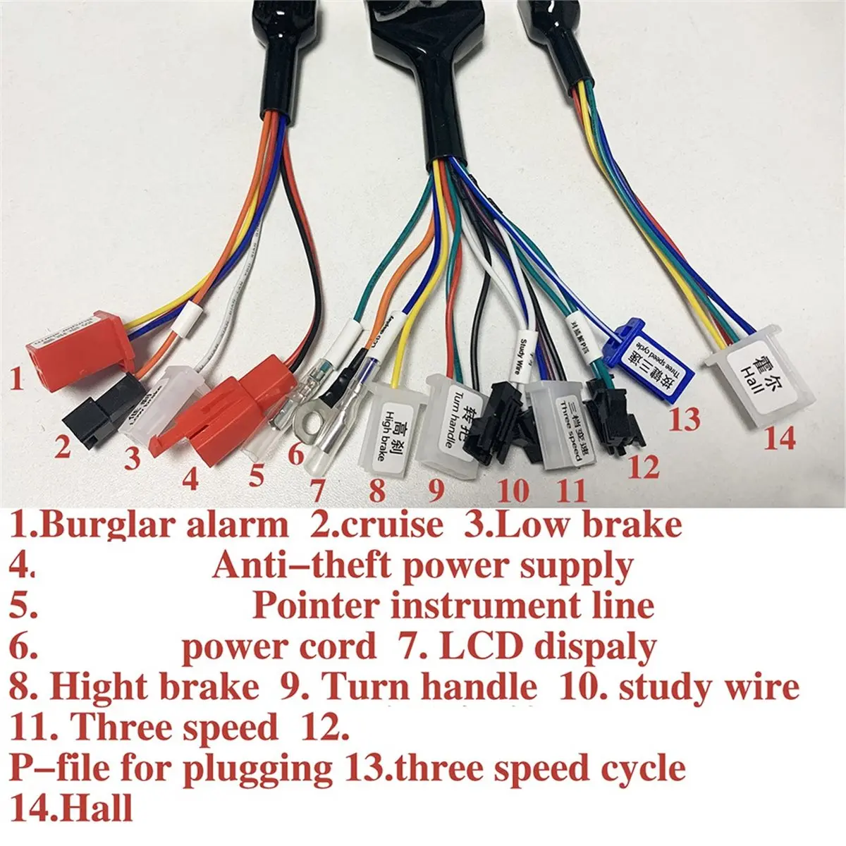 A50U Sine Wave 3-Mode Controller 48V-84V 2000W 2500W 3000W E-Bike Brushless Moter DC Controller 50A Scooter Motor Controller