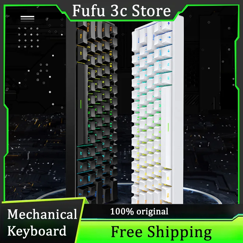 

Irok ND63 Pro Magnetic Switch Mechanical Keyboard RGB Backlight Effect Hot Swappable Wired Suitable Gaming Office Accessories