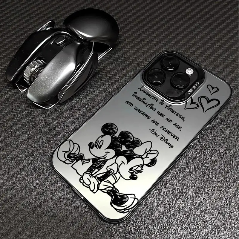 Disney Mickey Mouse Cute Phone Case for iPhone 11 Pro Max 14 Pro 13 12 Pro XS Max XR X 15 Plus 11 Pro Shockproof Soft Cover