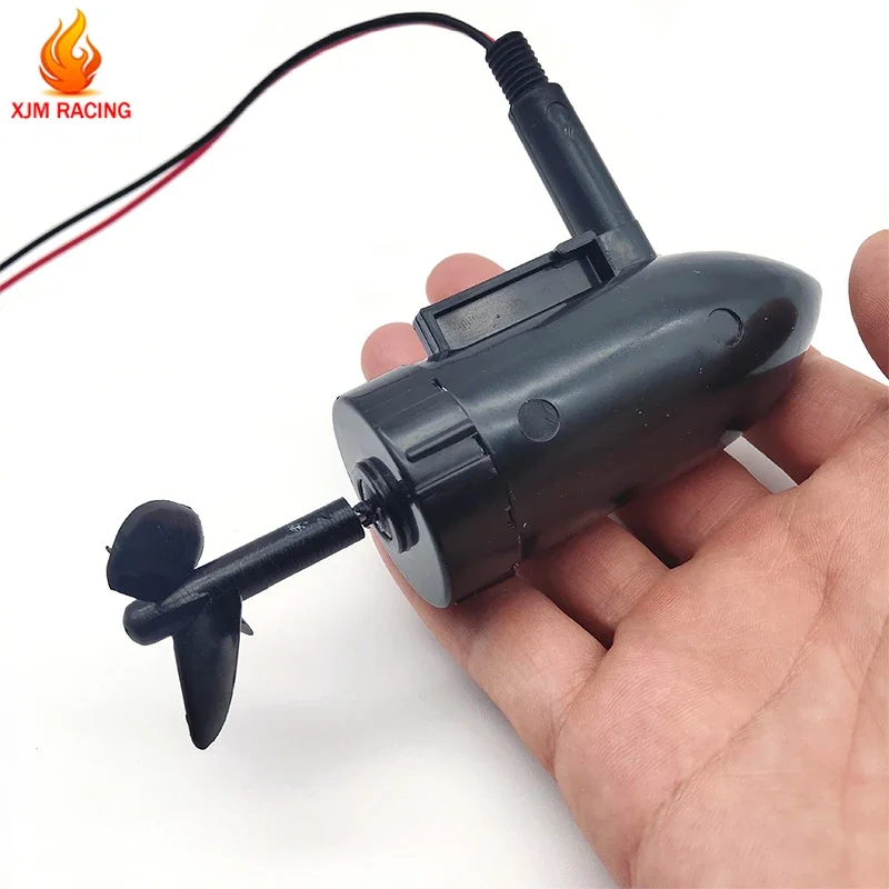 12V Underwater Thruster 10/13cm Waterproof Propulsor Motor Engine 3-blade Submerged Propeller DIY for RC Fishing Bait Boat Parts