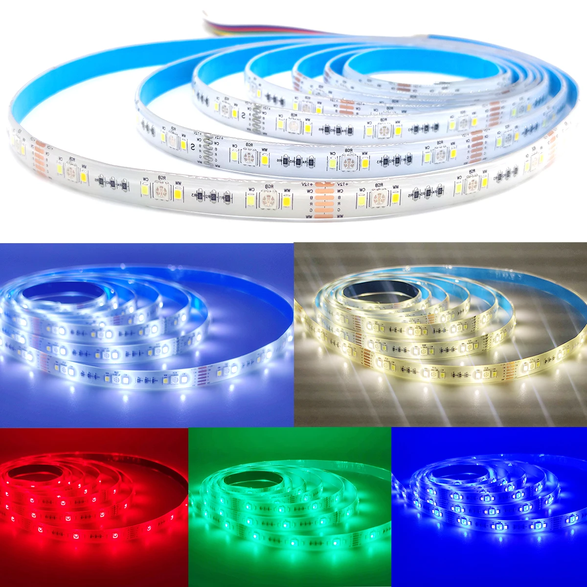 Imagem -04 - Bluetooth Led Light Strip Controller Kit Luz Noturna Impermeável Controle Remoto Pwm Spi Rgbcct 5050 2835 2.4g 5m 10m Sp630e