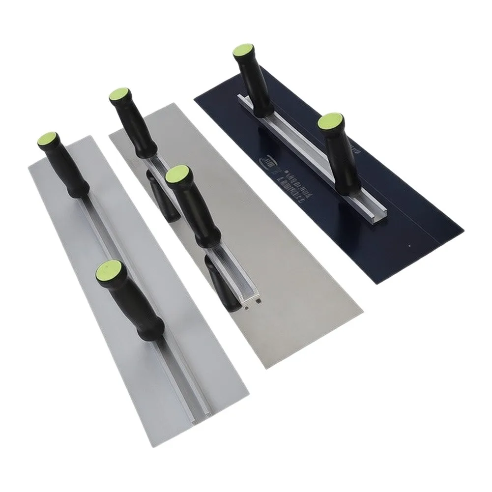 Adjustable Dual Handle Plastering Trowel Stainless Steel Aluminum Alloy Screed Float For Cement Concrete Leveling Flooring Tool