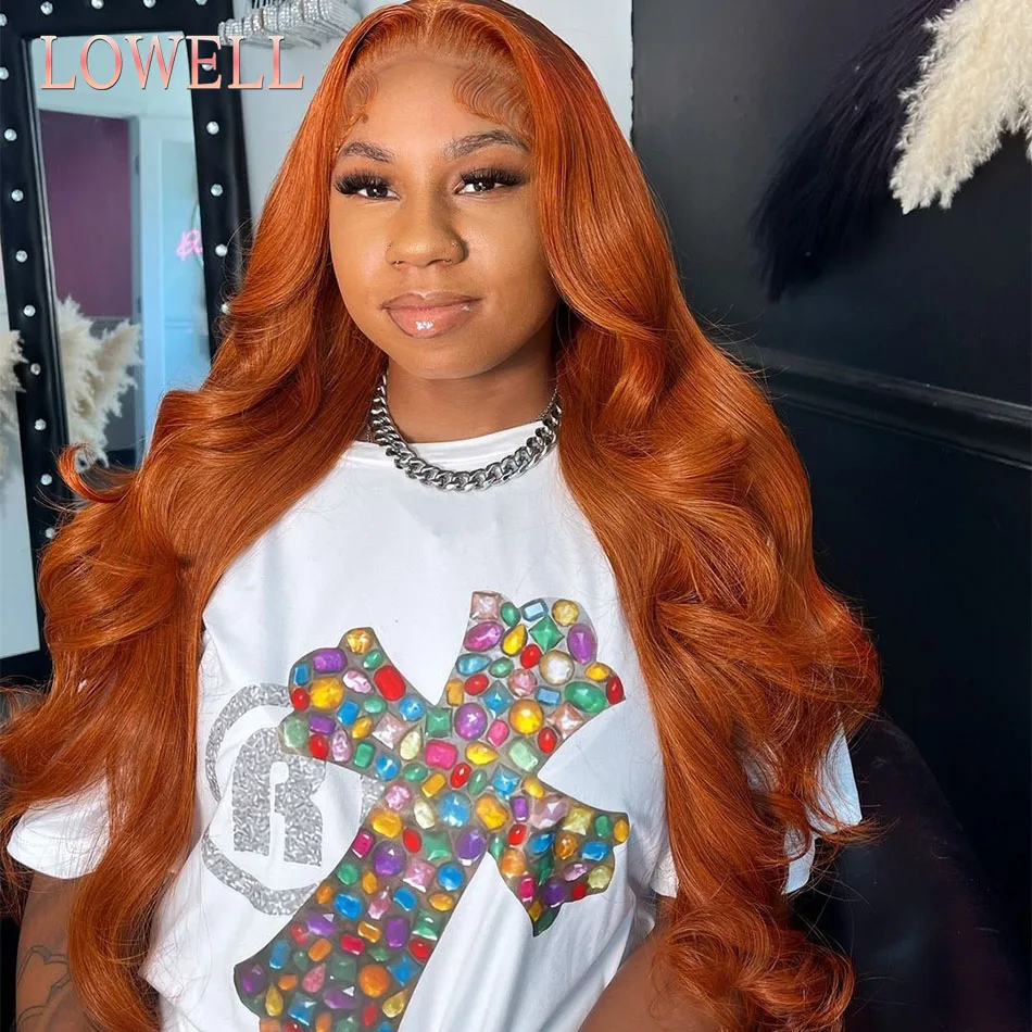 

Body Wave Hd Lace 13X6 Wigs Human Hair Orange Ginger Transparent Lace Front Wig13X4 Lace Front Human Hair Wig Hd Lace Frontal