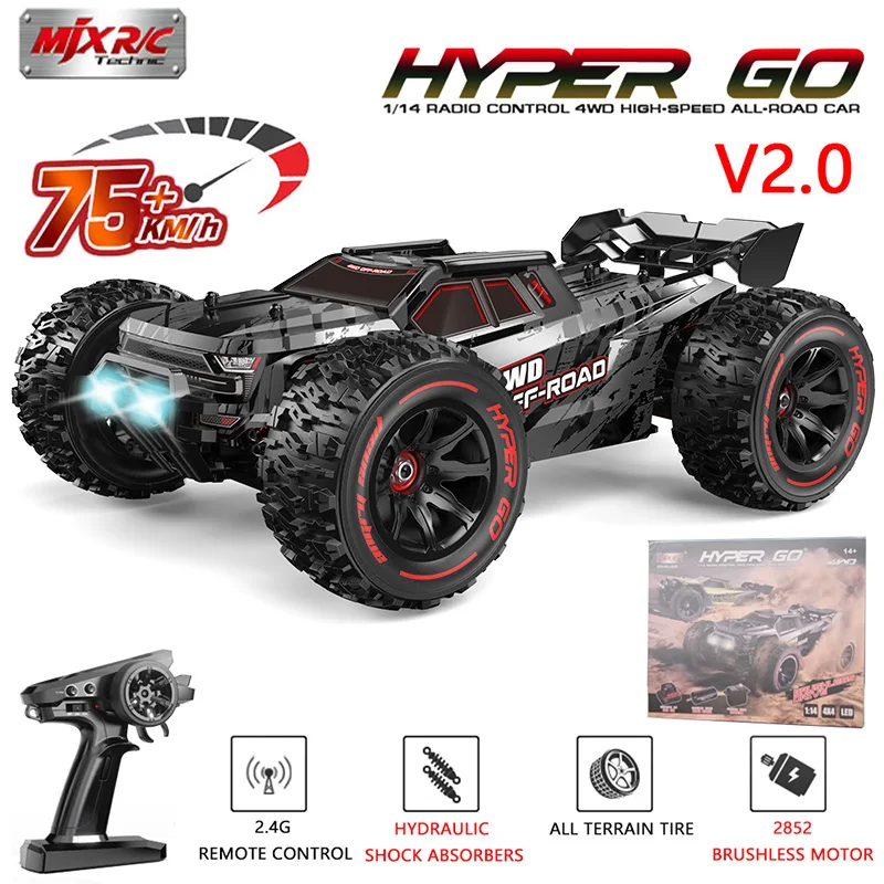 MJX Hyper Go 14210 14209 Brushless RC Car 3S Professional Remote Control Off-road Racing High Speed Electric Toy Truck for Kids