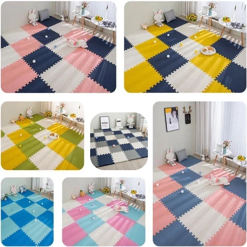 

8-16pcs Baby Puzzle Floor Kids Carpet Bebe Mattress EVA Foam Baby Blanket Educational Toys Play Mat for Children 30x1cm Baby Toy