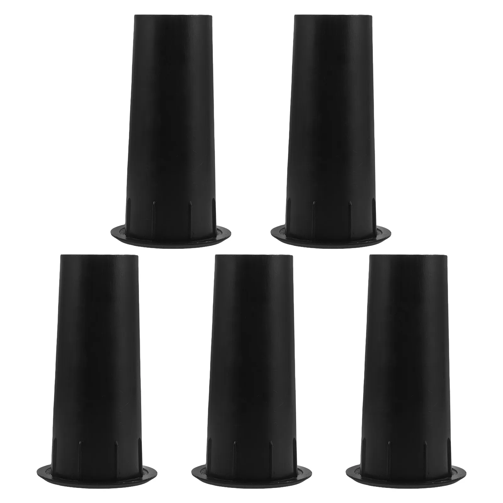 

5pcs Speaker Port Tubes Durable Plastic Bass Reflex Home Car Stage Audio Systems Black Replacement Speaker Accessories